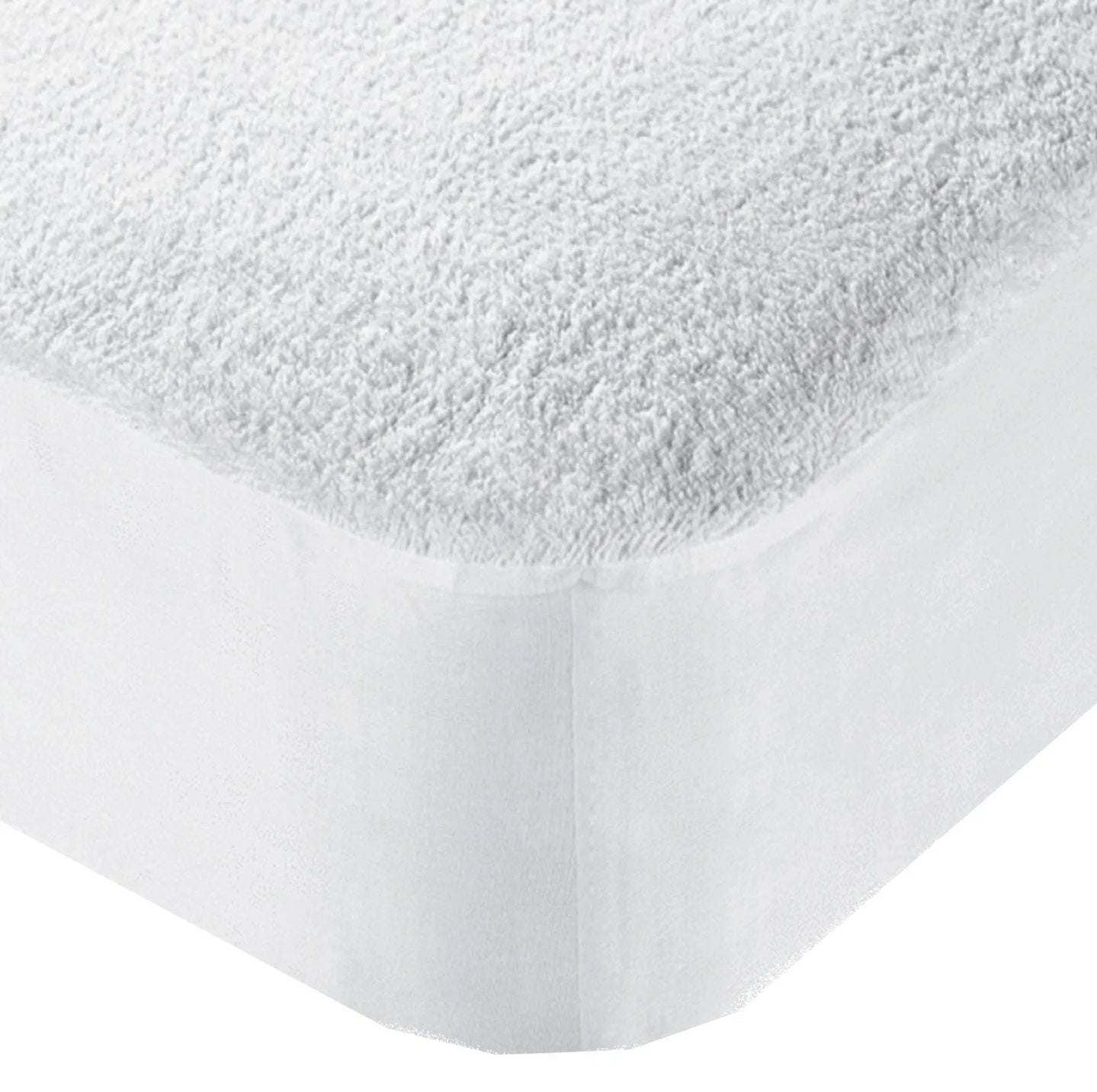 Terry Towelling Waterproof Mattress Protector Fitted Sheet 6 Sizes