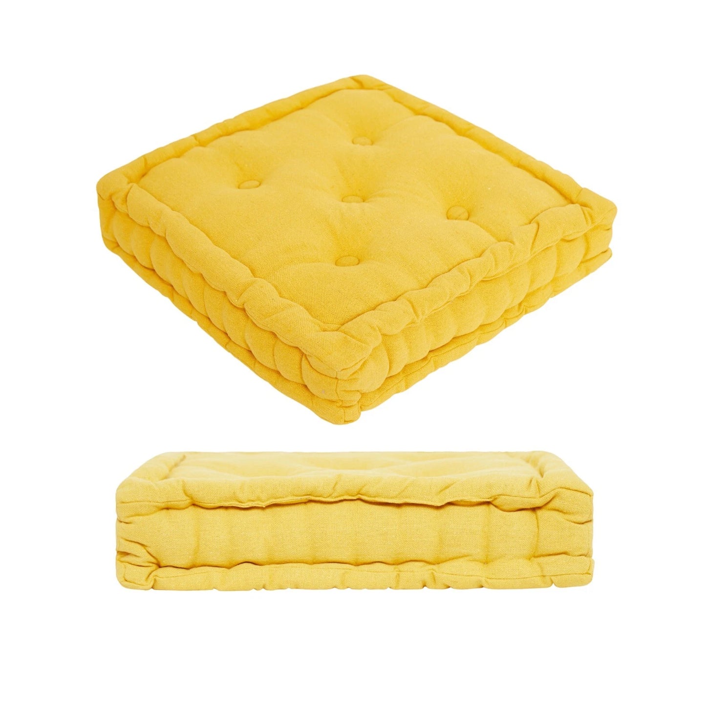 Chunky Chair Cushions - Thick Cotton Seat Pads - 9 Colours Available