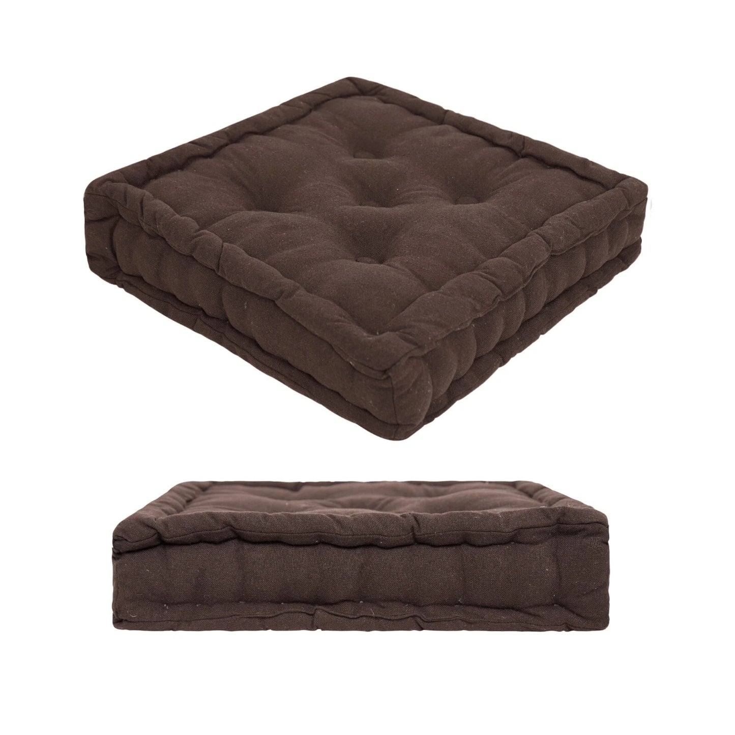 Chunky Chair Cushions - Thick Cotton Seat Pads - 9 Colours Available