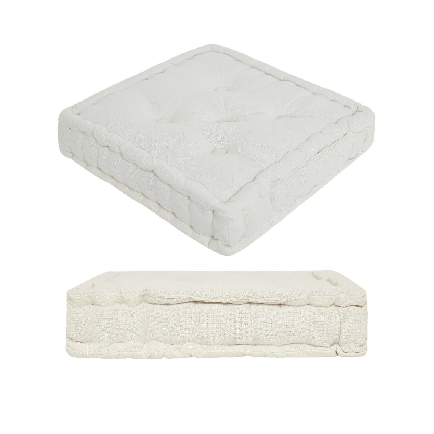 Chunky Chair Cushions - Thick Cotton Seat Pads - 9 Colours Available