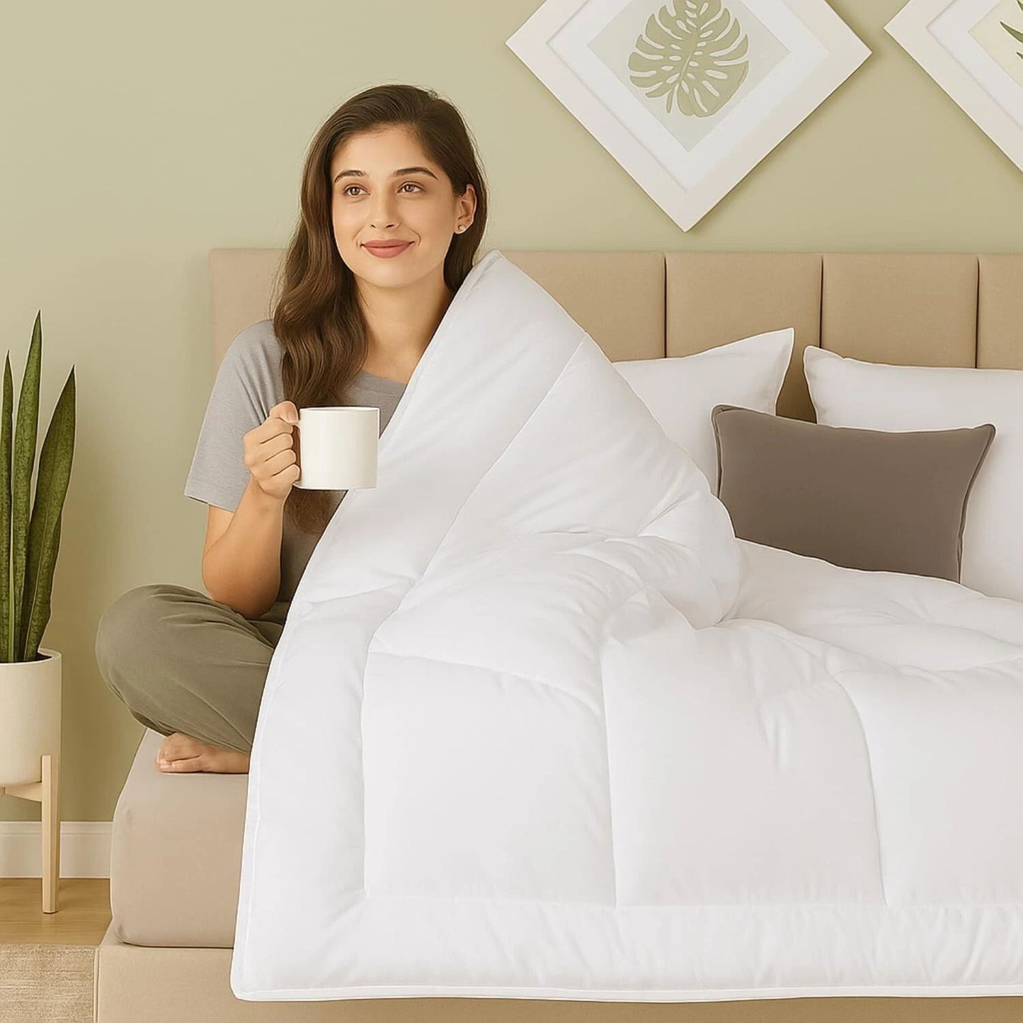 13.5 Tog Duvet - Hotel Quality Microfibre Luxury Feels Like Down Box Stitched