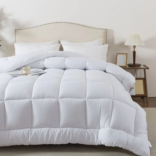 13.5 Tog Duvet - Hotel Quality Microfibre Luxury Feels Like Down Box Stitched