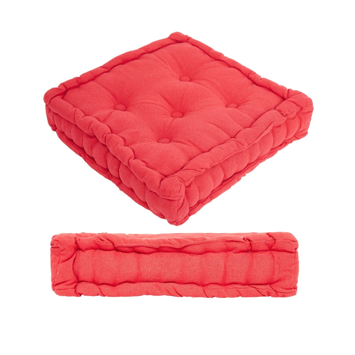 Chunky Chair Cushions - Thick Cotton Seat Pads - 9 Colours Available